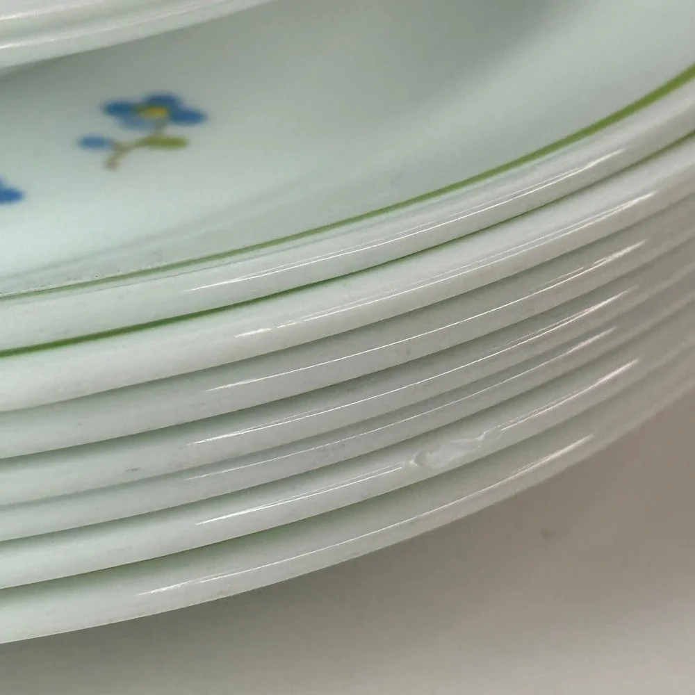 Corelle Corning Wildflower Lot 10 Salad Lunch Dessert Plates Vintage Floral